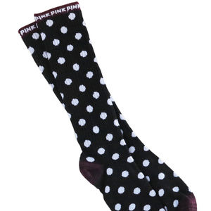 Victoria Secret PINK Knee High Socks Polkadot NEW